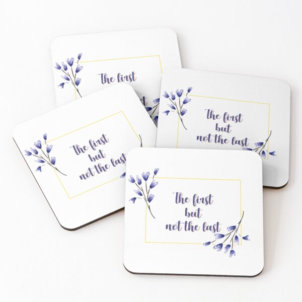 Item preview, The first but not the last flower kamala harris quote 3 designed and sold by DoodlesFlowers.