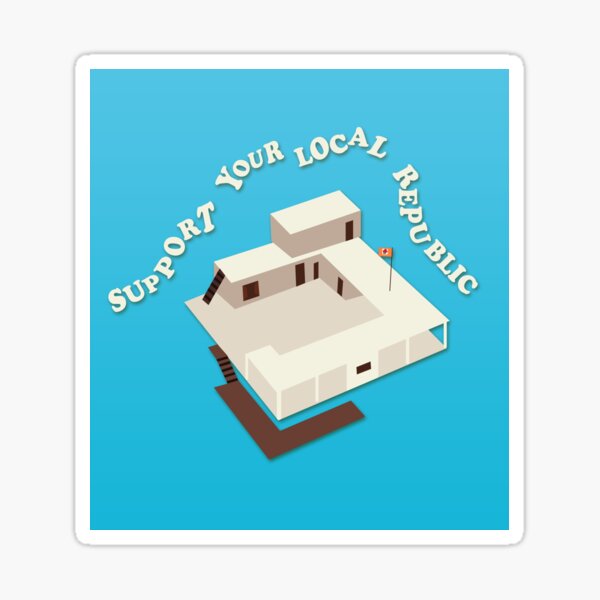 Item preview, Rose Island - Support Your Local Republic designed and sold by rhserra.