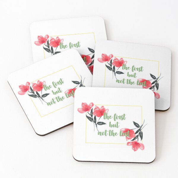 Item preview, The first but not the last flower kamala harris quote 4 designed and sold by DoodlesFlowers.