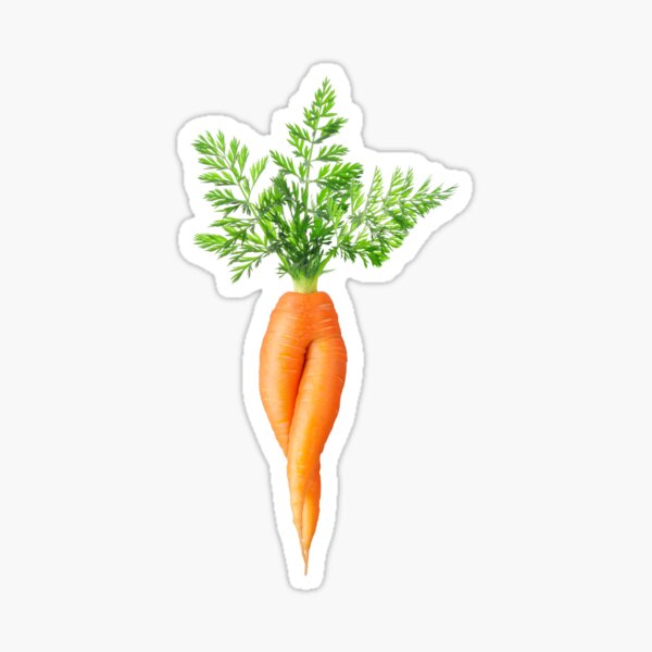 Weird sexy carrot Sticker