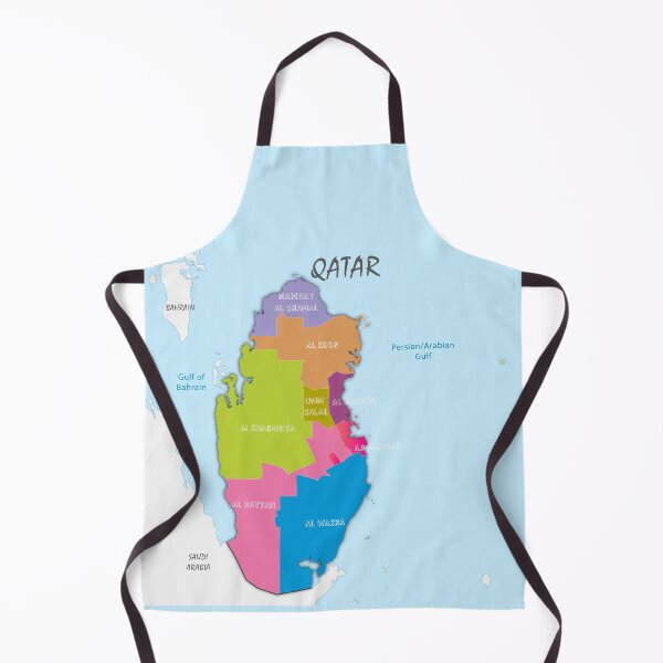 Item preview, Map of Qatar with municipalities Political map. Vector  designed and sold by mashmosh.