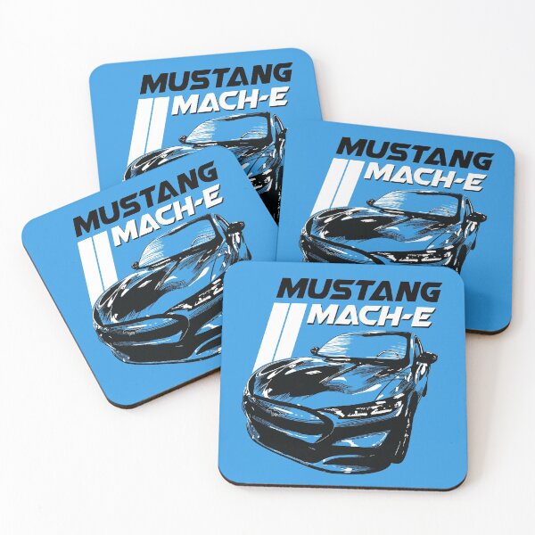 Item preview, Retro Mustang Mach-E Vintage Stripes designed and sold by zealology.