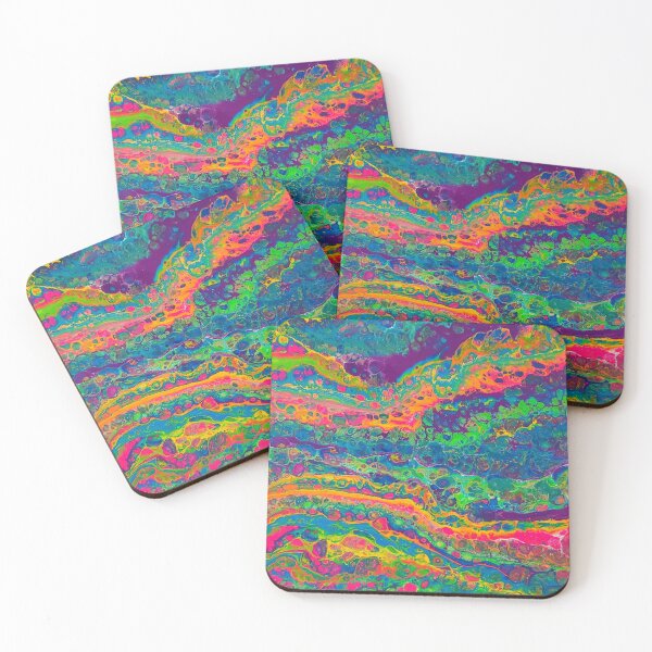 Item preview, Psychedelic Haze Abstract neon  designed and sold by crgart.