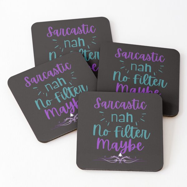 Item preview, Sarcastic Nah No Filter Maybe tshirts designed and sold by Shevonda Thomas.