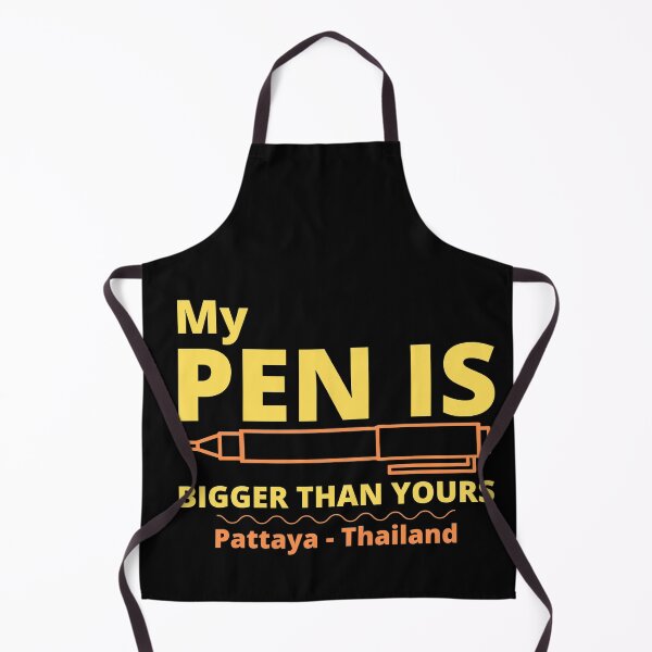 Item preview, My Pen is Bigger Funny Logo - Pattaya, Thailand designed and sold by Scubaloppy.