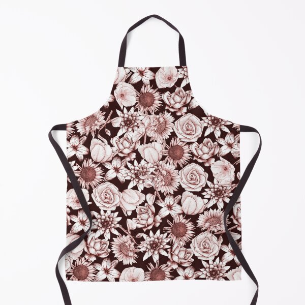 Item preview, Red Micro Floral Print  designed and sold by Flower Magic .