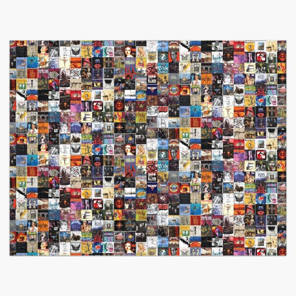 classic rock collage Jigsaw Puzzle