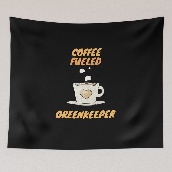 Item preview, Coffee fueled greenkeeper designed and sold by SnowballStep.