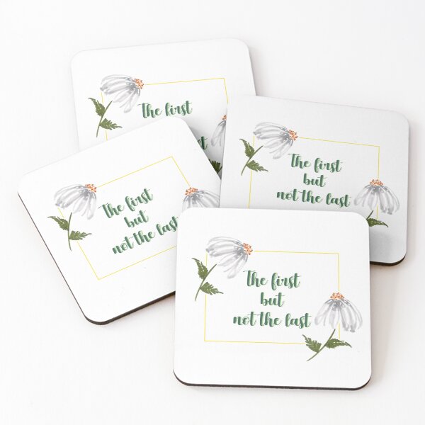 Item preview, The first but not the last flower kamala harris quote 2 designed and sold by DoodlesFlowers.