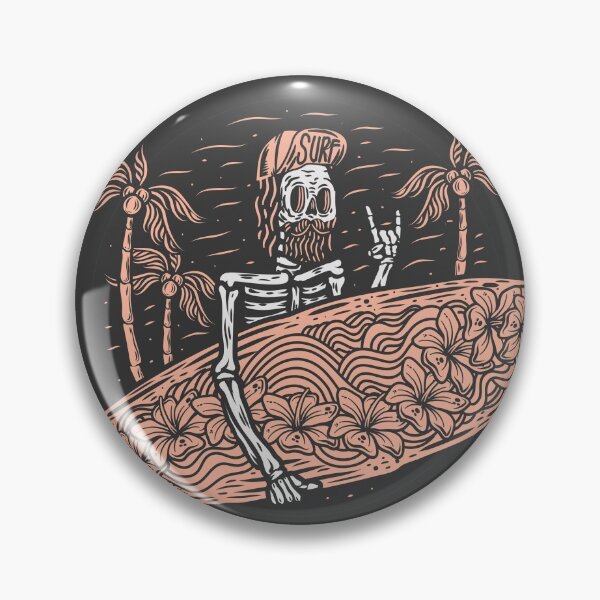 Aperçu de l'œuvre Crâne de surf créée et vendue par ErvinMarkStudio.