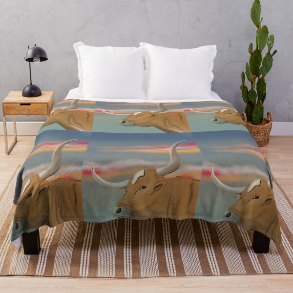 Item preview, Texas long horn bull designed and sold by Courtney Edmondson.