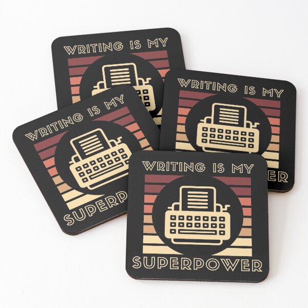Item preview, Writing is my Superpower designed and sold by ZenPrintApparel.