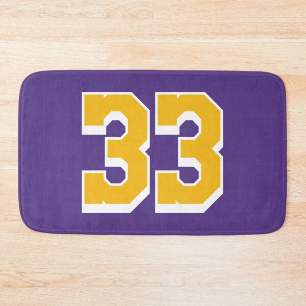 Item preview, 33 Yellow Number thirty-three Purple Basketball Jersey designed and sold by elhefe.