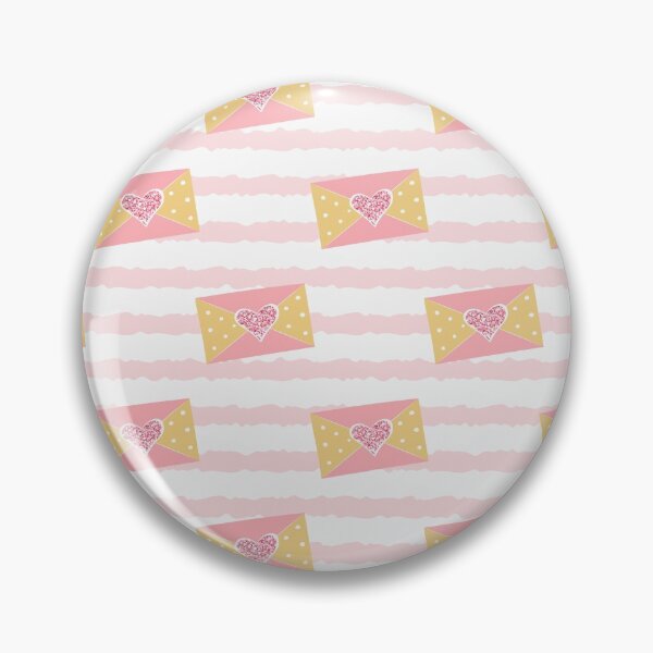 Item preview, Love messages in envelopes on pink striped designed and sold by della95.