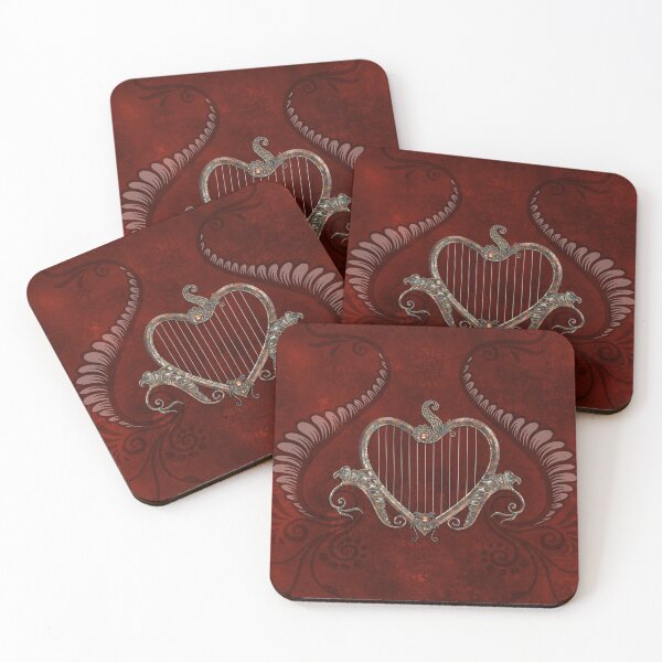 Item preview, Arpa elegante hecha de corazón designed and sold by nicky2342.