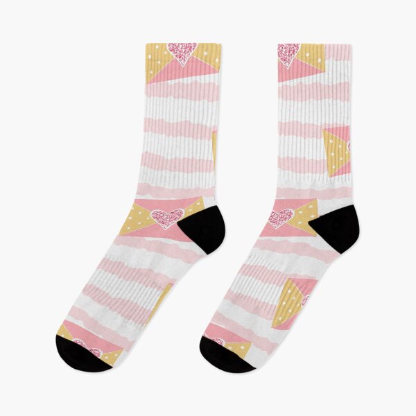 Item preview, Love messages in envelopes on pink striped designed and sold by della95.