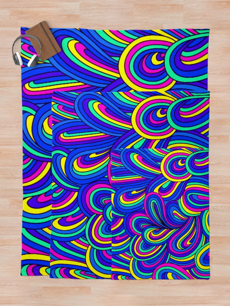 Thumbnail 5 of 6, Throw Blanket, IconPatterns12 designed and sold by IconPatterns.