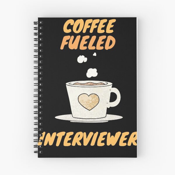 Item preview, Coffee fueled interviewer designed and sold by SnowballStep.