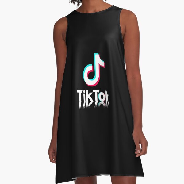 Tik Tok Vestido acampanado
