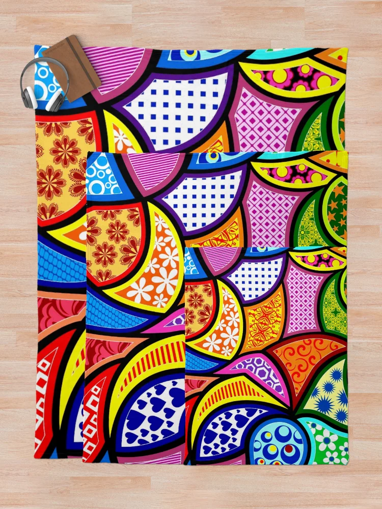 Thumbnail 5 of 6, Throw Blanket, IconPatterns10 designed and sold by IconPatterns.