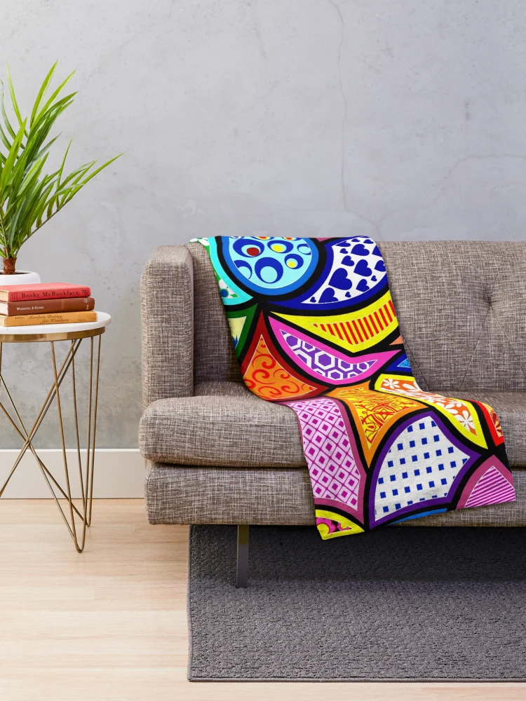 Thumbnail 2 of 6, Throw Blanket, IconPatterns10 designed and sold by IconPatterns.