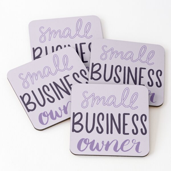 Item preview, Small Business Owner Hand Lettered Design - Lavender and Purple designed and sold by annedesignco.