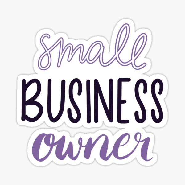 Item preview, Small Business Owner Hand Lettered Design - Lavender and Purple designed and sold by annedesignco.