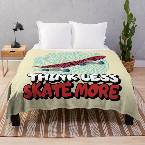 Item preview, Think less Skate more designed and sold by notasimp.