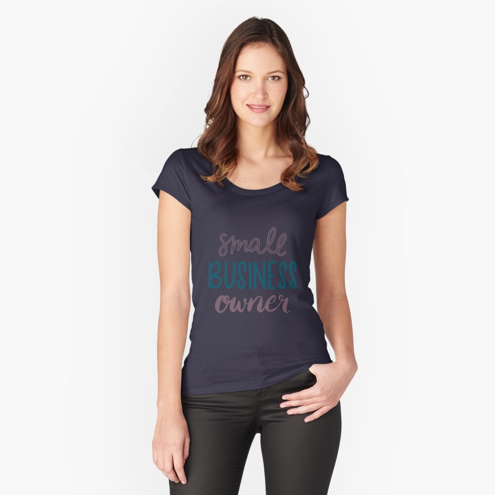 Item preview, Fitted Scoop T-Shirt designed and sold by annedesignco.