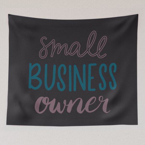 Item preview, Small Business Owner Hand Lettered Design - Purple, Pink, and Blue designed and sold by annedesignco.