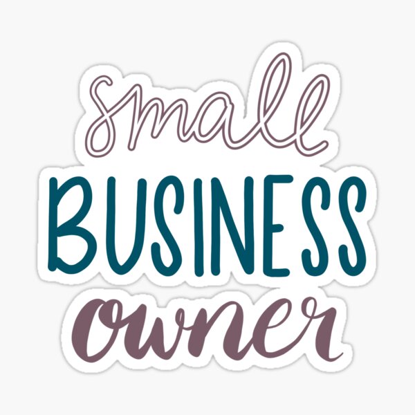 Item preview, Small Business Owner Hand Lettered Design - Purple, Pink, and Blue designed and sold by annedesignco.