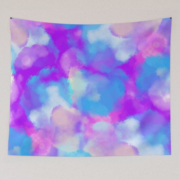Item preview, Bright vibrant purple rainbow Watercolour purple painted designed and sold by Y2Kcreates.