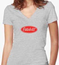 Peterbilt Women's Fitted V-Neck T-Shirt