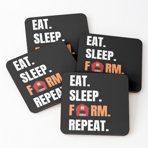 Item preview, Eat Sleep Farm designed and sold by ubantee.