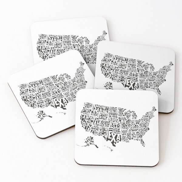 Item preview, USA Map Lettering Graphic Design | United States Map | USA Map Gift designed and sold by crookedriverusa.