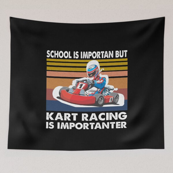 Item preview, School is imprtant but Kart racing is importanter vintage designed and sold by Niishouseca.
