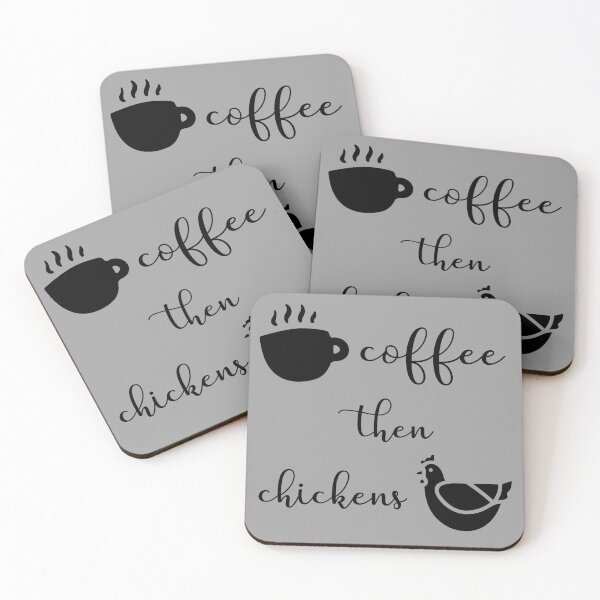 Item preview, Coffee Then Chickens for Lovers of Lattes and Egg Layers  designed and sold by gobbieshoppe.