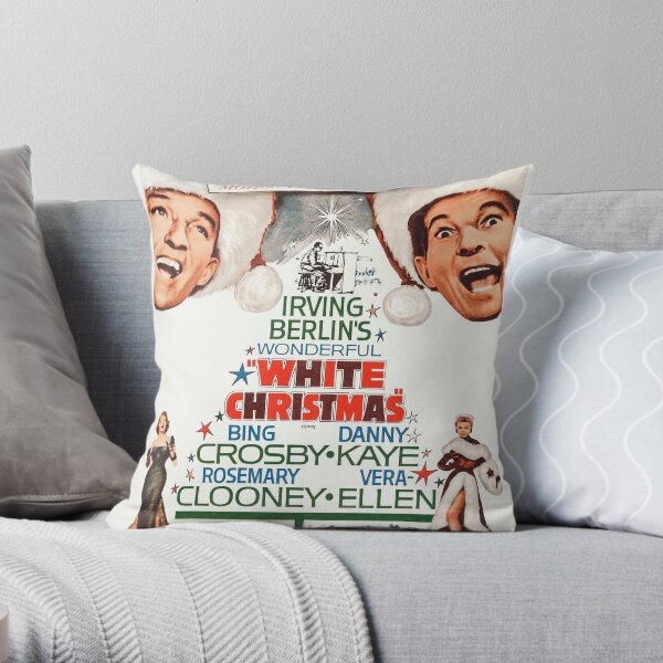 White Christmas - Bing Crosby, Danny Kaye Throw Pillow