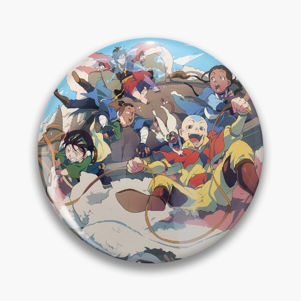 Item preview, The Gaang (Appa, Toph, Katara, Zuko, Soka) designed and sold by ironicchronicle.
