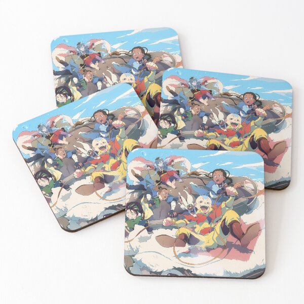 Item preview, The Gaang (Appa, Toph, Katara, Zuko, Soka) designed and sold by ironicchronicle.