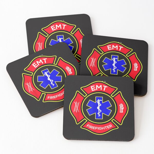 Item preview, EMT Firefighter T Shirt Logo Badge Emergency Responder16 designed and sold by JackOwen65.
