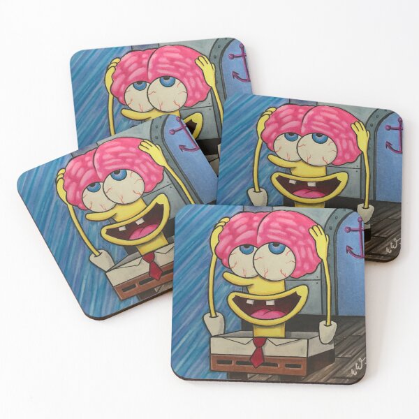 Item preview, ¡Obra de Bob Esponja! Spongebrain! designed and sold by requiem147978.