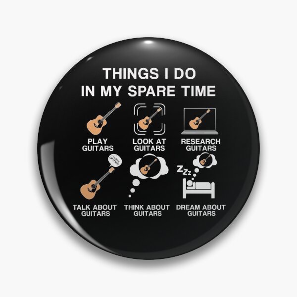 Item preview, 6 THINGS I DO IN MY SPARE TIME FUNNY GUITAR PLAYER GIFT FOR GUITAR LOVER MENS AND WOMENS designed and sold by pedrored369.