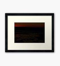 Almost Black Framed Print