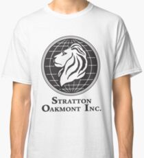 Stratton Oakmont T-Shirt Wolf of Wall Street Tshirt Jordan Belfort Ludes T Shirt Movie Cult Gift Martin Scorsese Him Her Logo Stock Market Classic T-Shirt