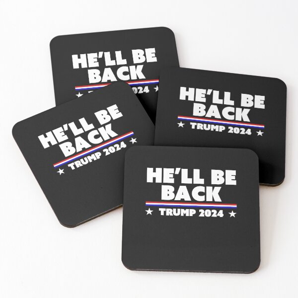 Item preview, He will Be Back Trump 2024 designed and sold by kamilbogaty1.
