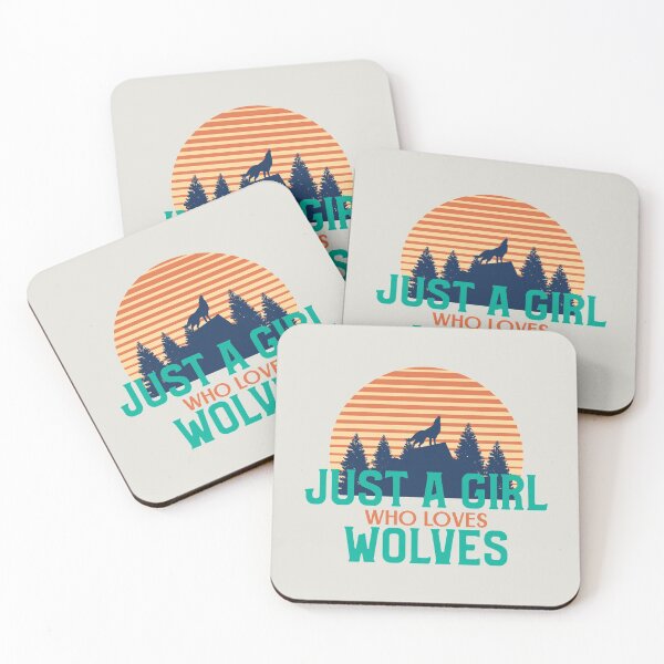 Item preview, Just a Girl who Loves Wolves designed and sold by ManiaTeec.