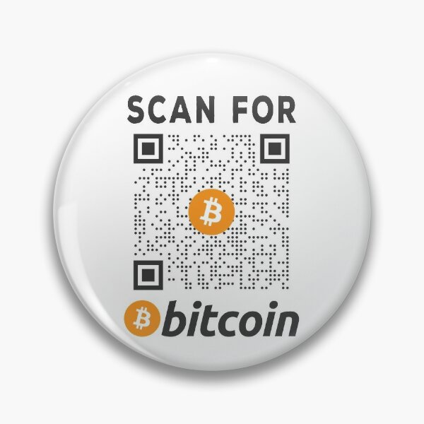 Rick Roll QR code disguised as bitcoin QR code | Greeting Card