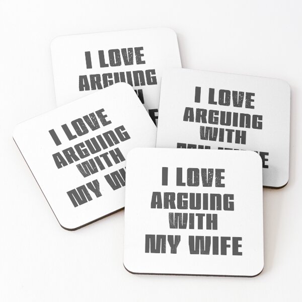 Item preview, I love arguing with my wife designed and sold by arendbotha.
