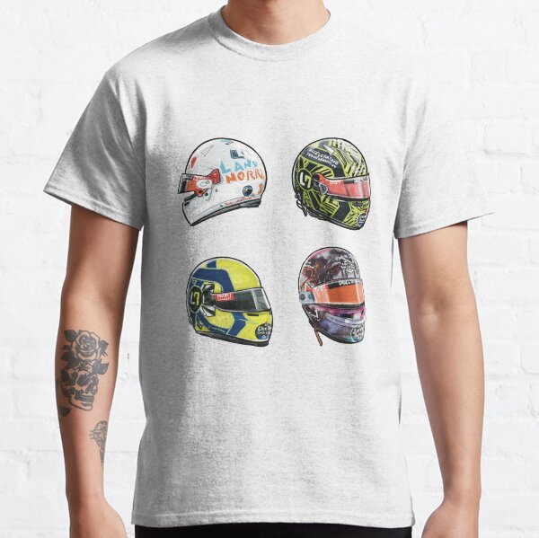 Lando Norris 2020 Helmaufkleber Set Band 1 Classic T-Shirt